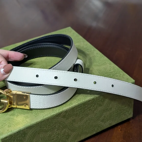 Gucci Marmont Reversible Thin Belt Size 110 - Picture 6 of 16